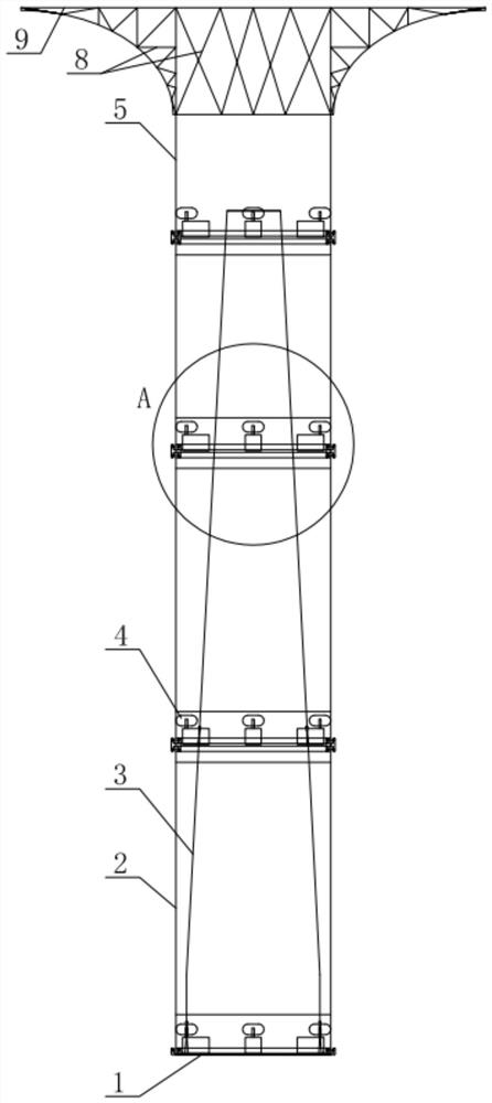 A wind-assisted rotor structure