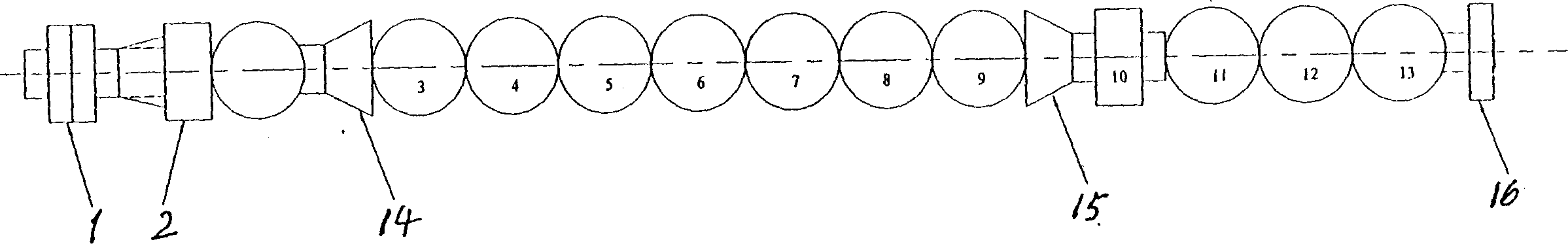 Integrated momentum-exchange machine