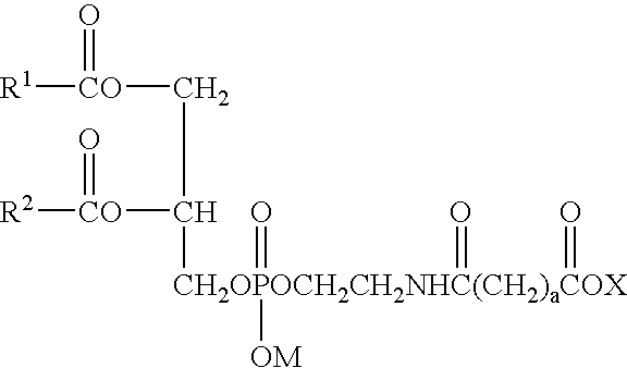 Phospholipid derivatives and process for the production there