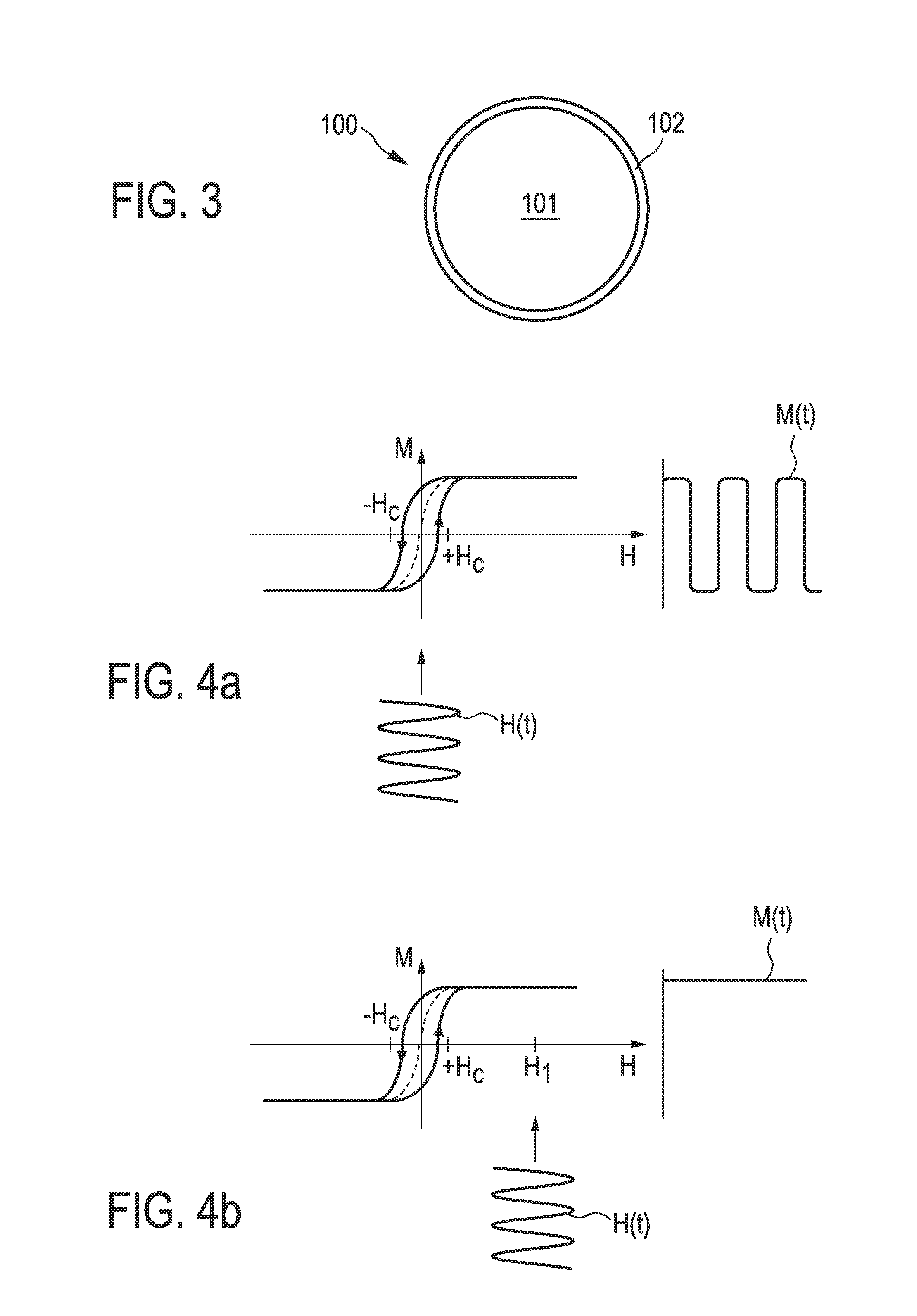 Arrangement and method for detecting and/or locating a magnetic material in a region of action