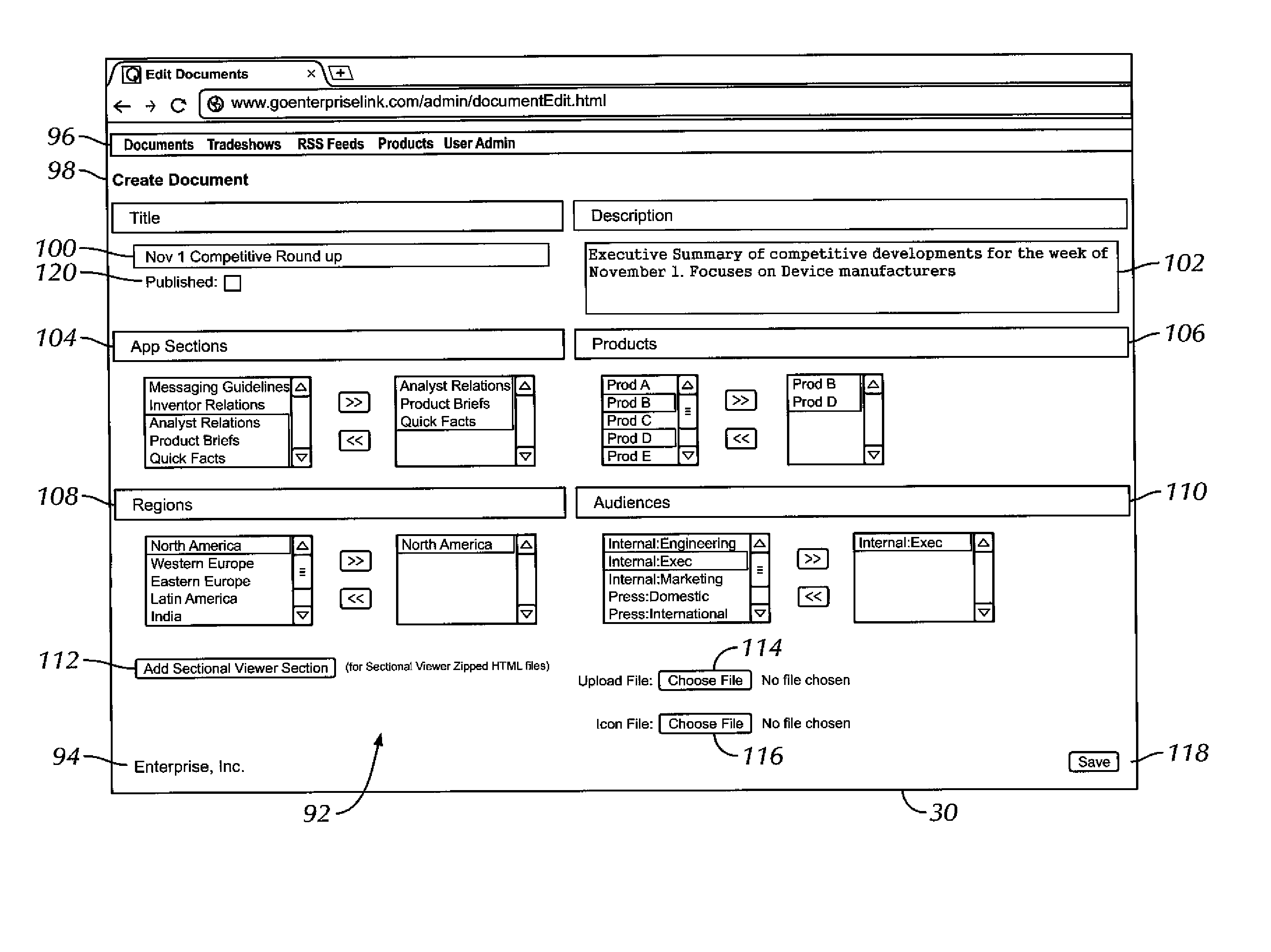 System and method for enterprise information dissemination