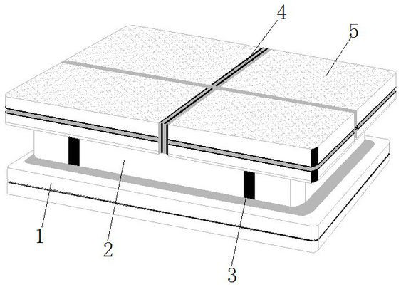 A nursing bed for special needs wards with the function of helping patients turn over