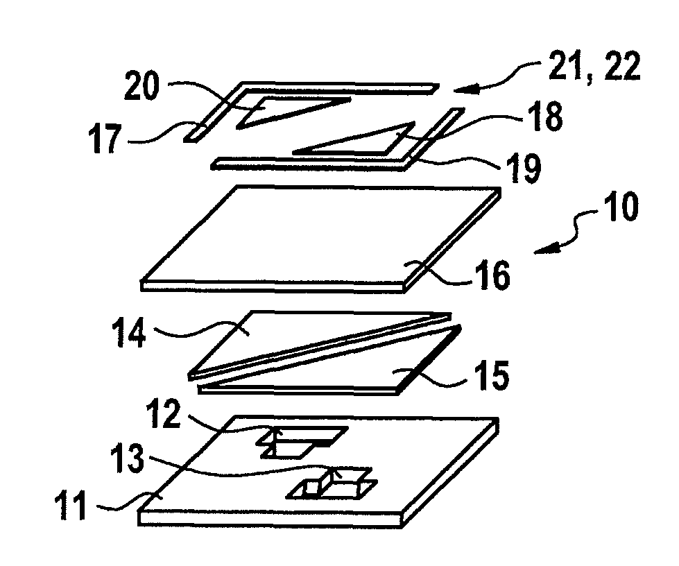 Sensor system for monitoring surroundings on a mechanical component, and method for actuating and evaluating the sensor system