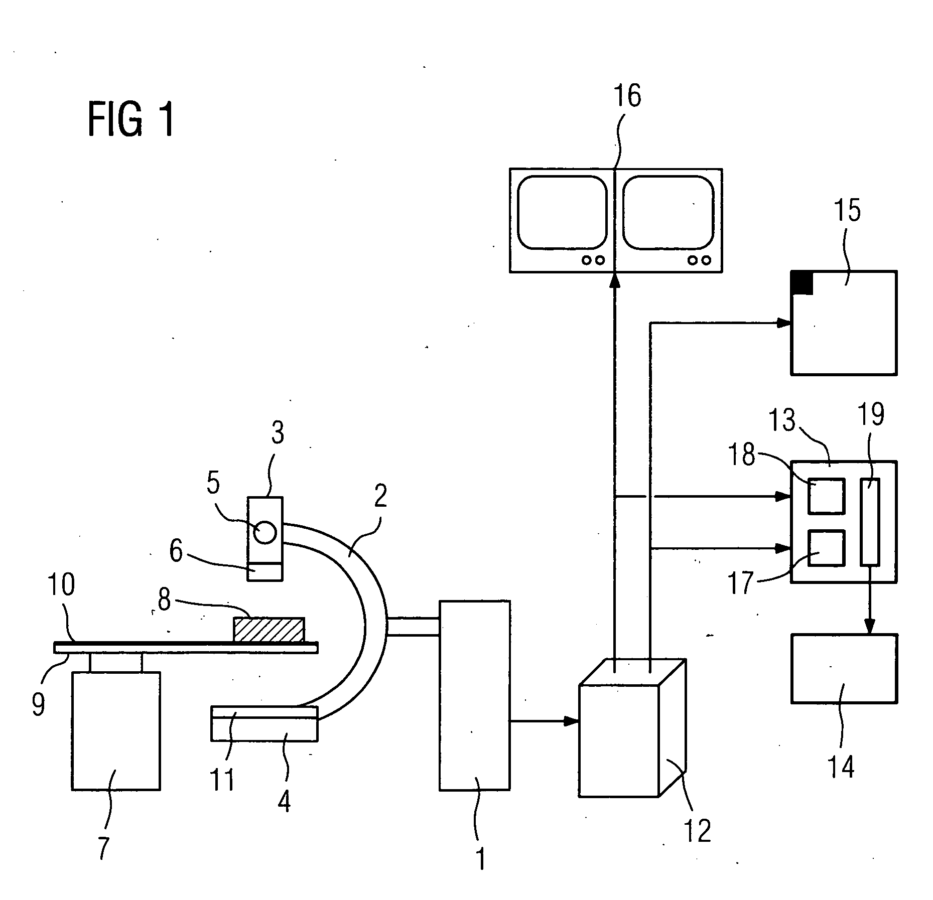 X-ray diagnostic apparatus and method for operating an x-ray diagnostic apparatus for determining quality values