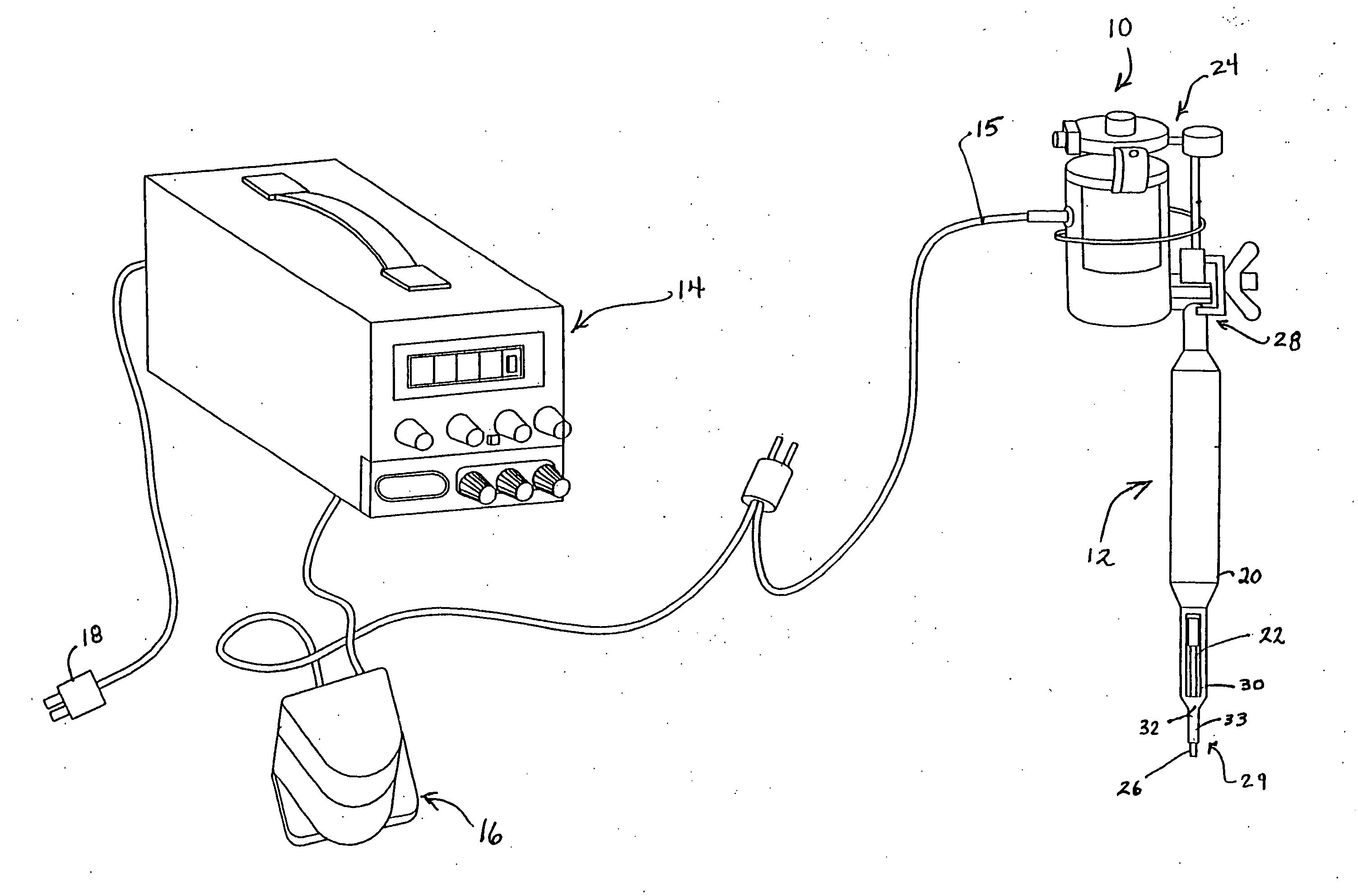 Method and apparatus for treating scar tissue