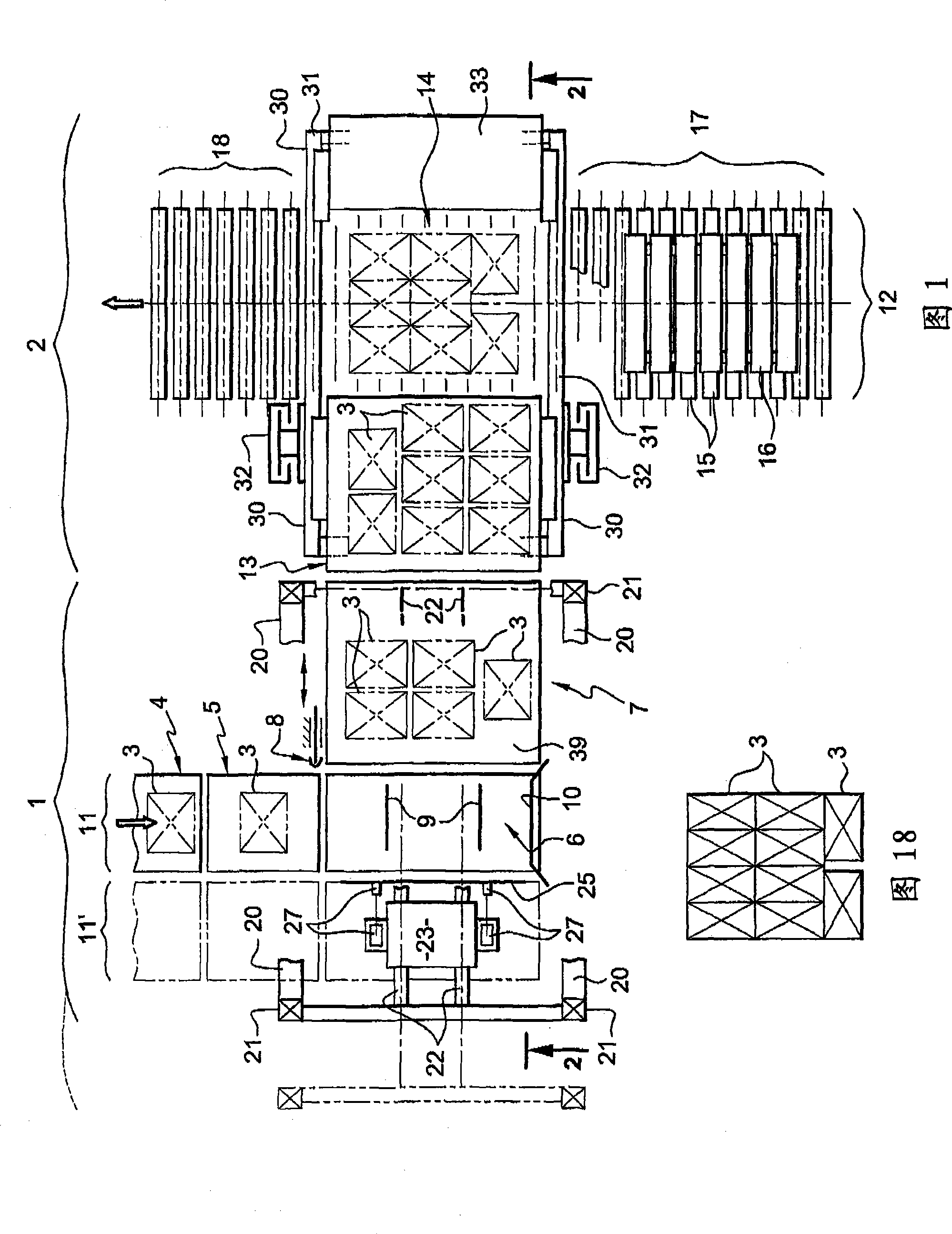 Method and installation for assembling palletizable products