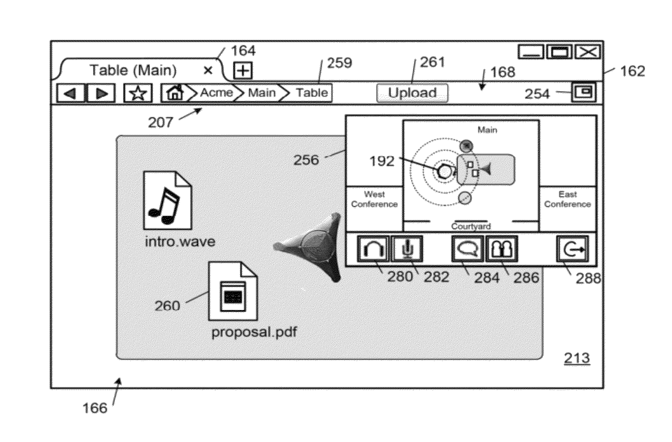 Interfacing with a spatial virtual communication environment