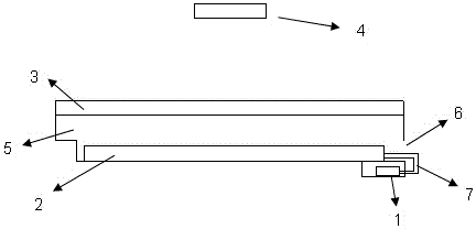 Solar cell module EL testing device and method under visible light