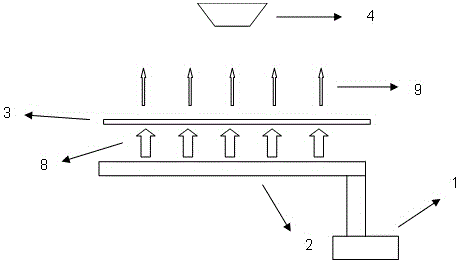 Solar cell module EL testing device and method under visible light