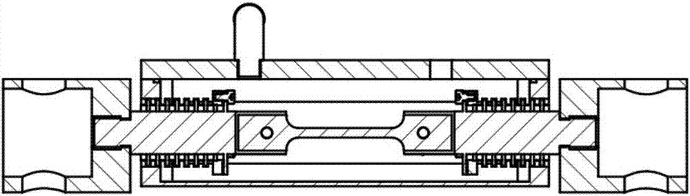 Room-temperature mechanical loading device for metal beryllium in neutron scattering experiment