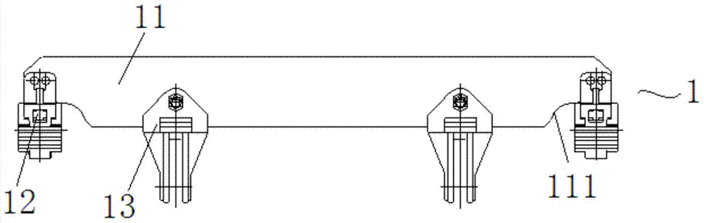 A foundation braking device for a railway freight car bogie