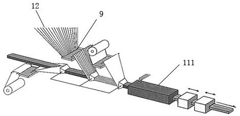 A continuous deformation composite profile and its preparation method