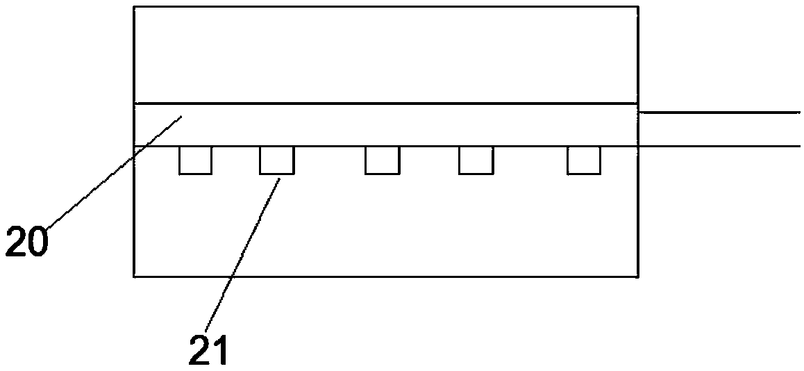 Fire extinguishing device for expanded polystyrene