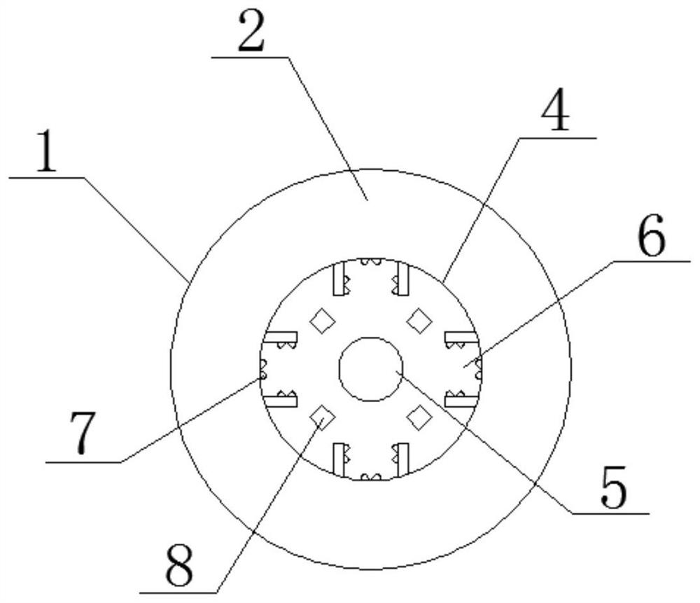 Supporting assembly of automatic bagging machine