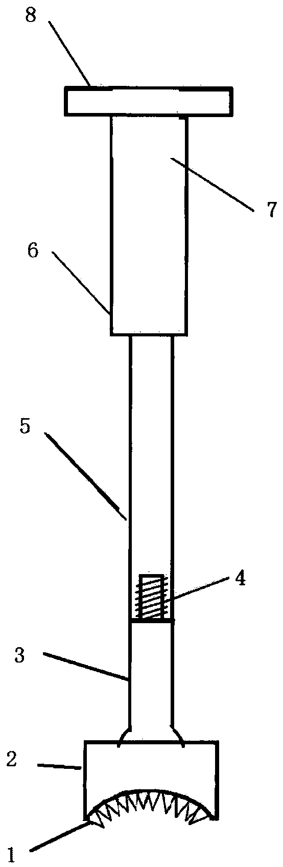 Medical forming device for gristle transplanting receptor spongy bone bed