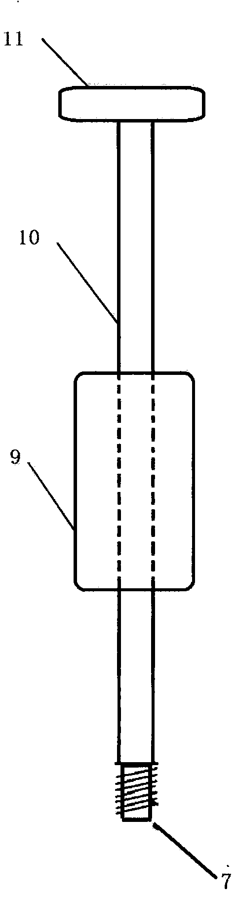 Medical forming device for gristle transplanting receptor spongy bone bed