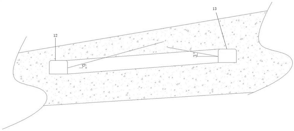 Long and short hole crossed coal seam water injection method