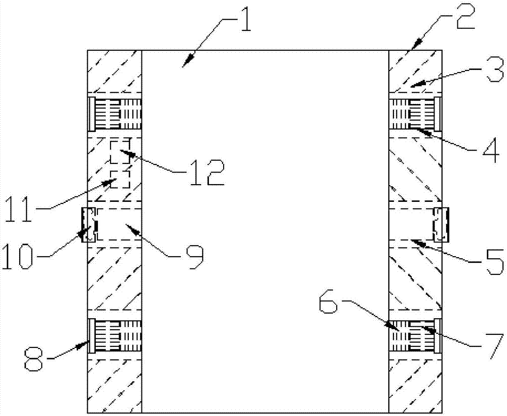 Lithium battery drop resistance device