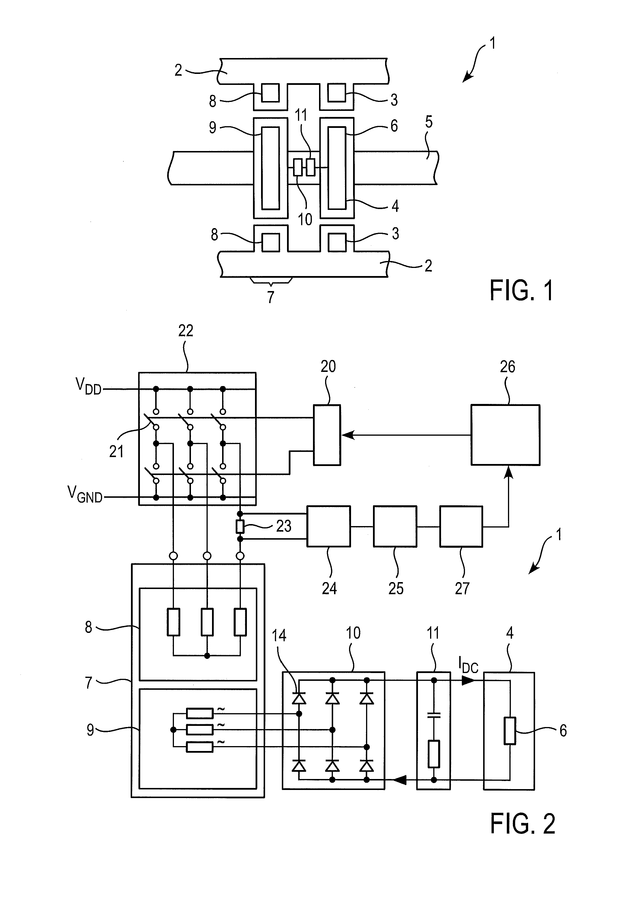 Method and apparatus for determining a field current in brushless electrical machines