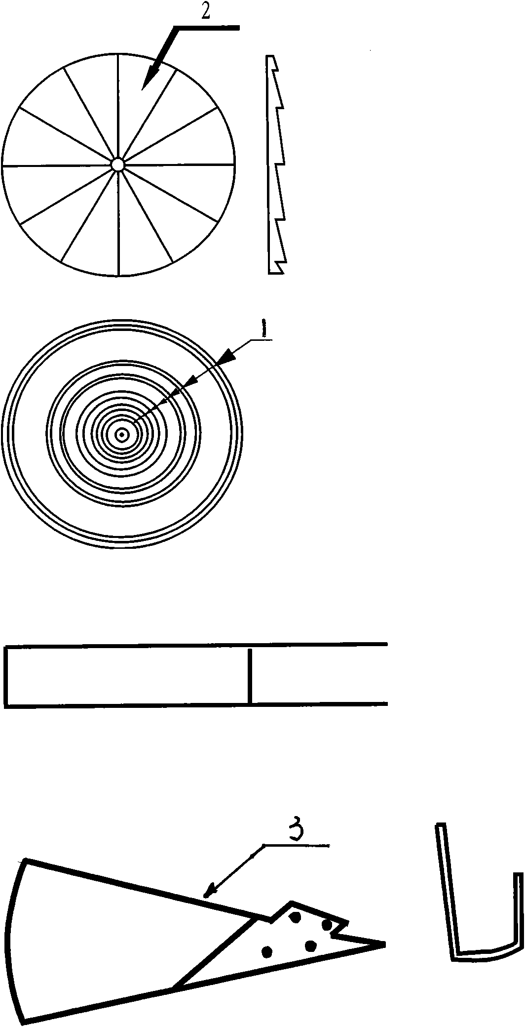 Wind power generation device for driving device