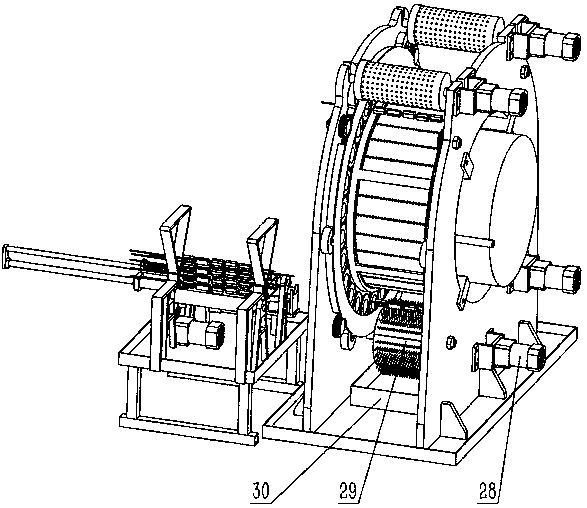 An automatic skewer barbecue processing equipment