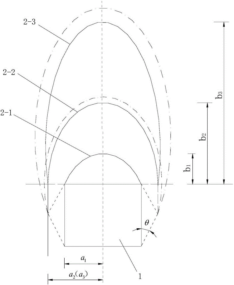 A mining roadway support method based on the determination of caving arch height