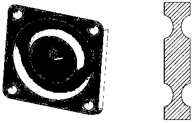 Piezoelectric ceramic direct-driving servo valve based on hydraulic micro-displacement amplification structure