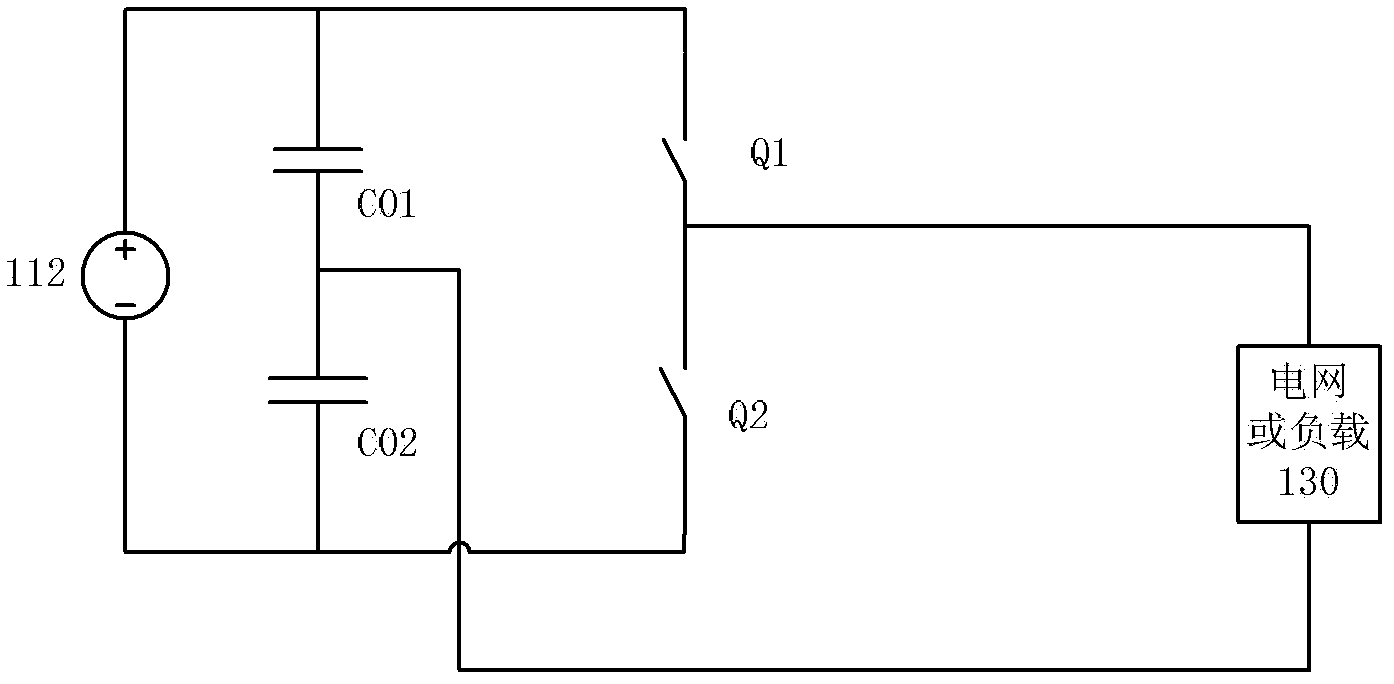 Three-level inverter circuit