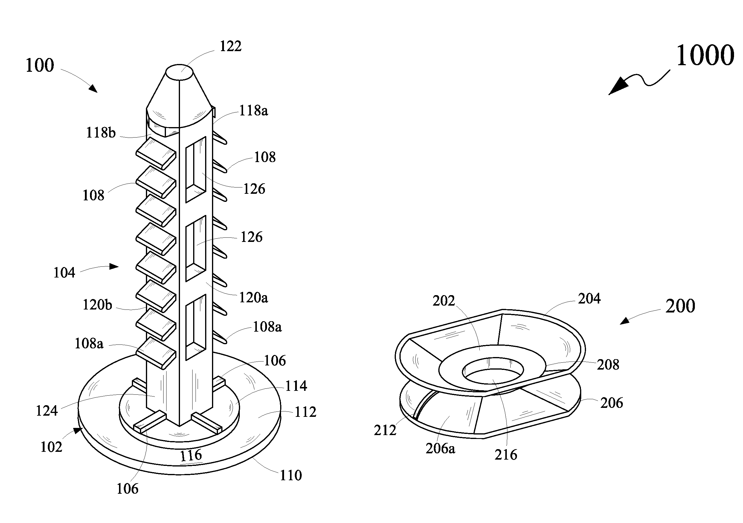 Two-piece Fastener