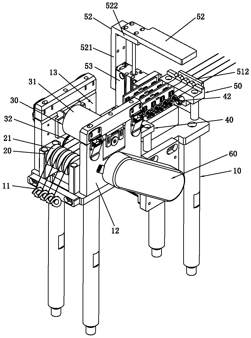 Cable straightening facility and cable straightening technology