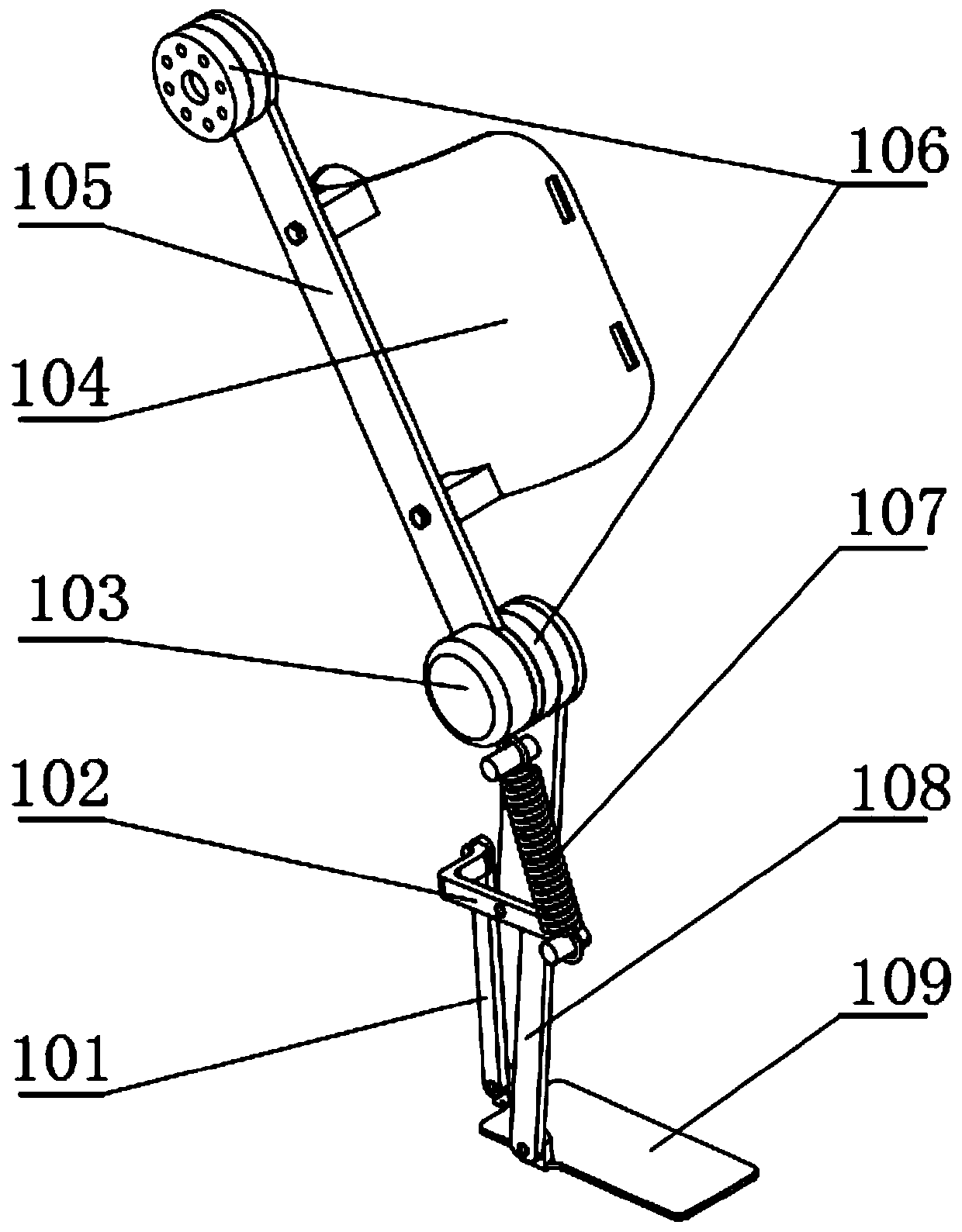 Autonomously movable rehabilitation training robot for lower limbs