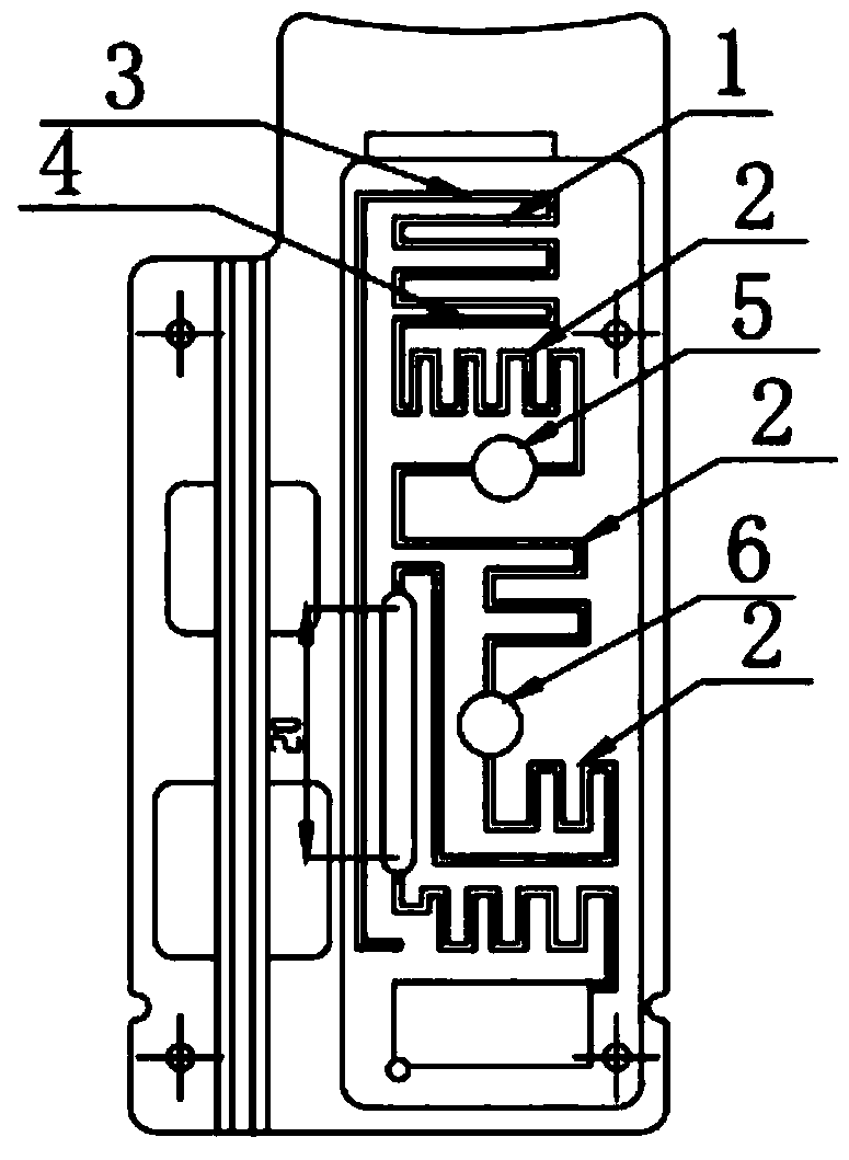 Micro-fluidic detection chip and detection method thereof