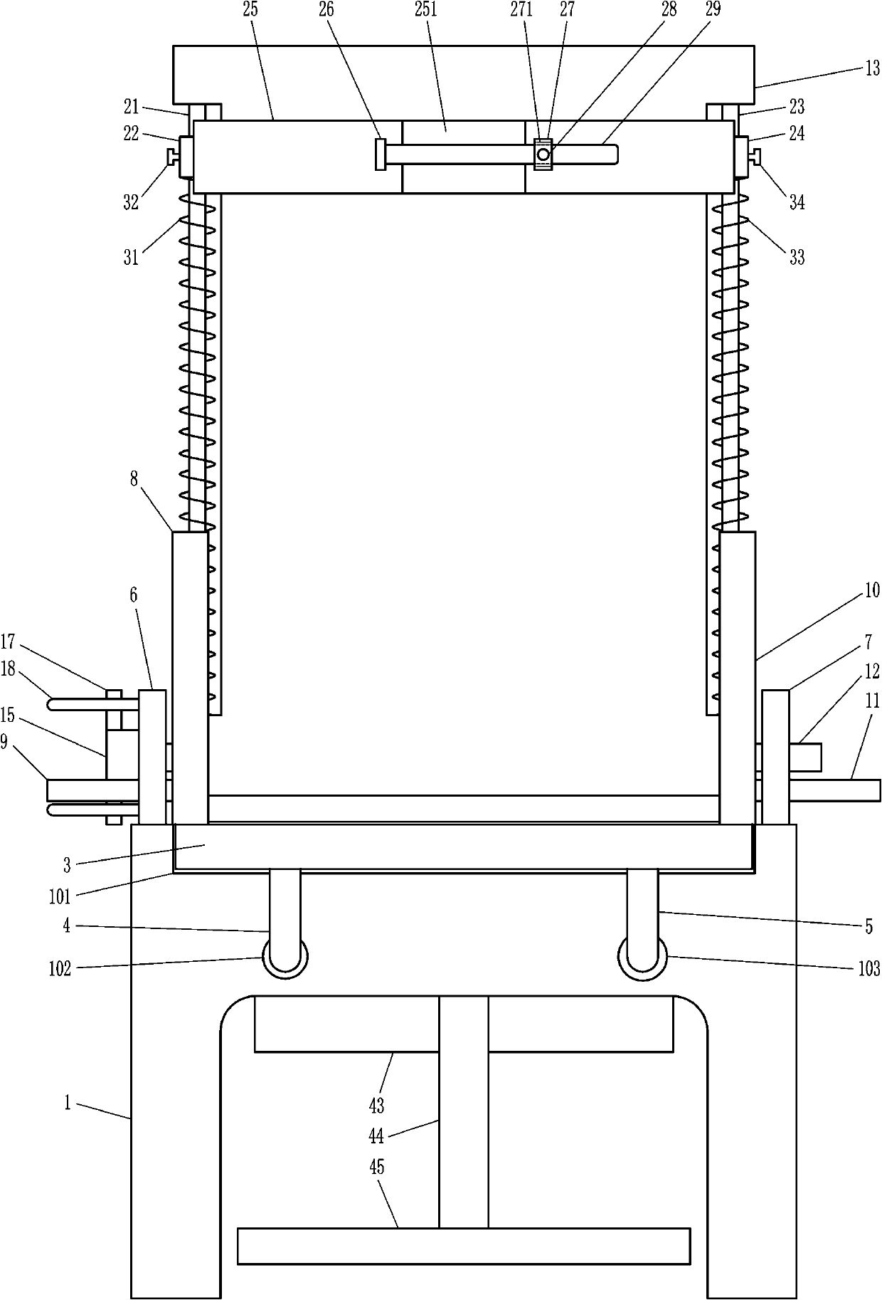 Adjustable operating chair for ophthalmology department