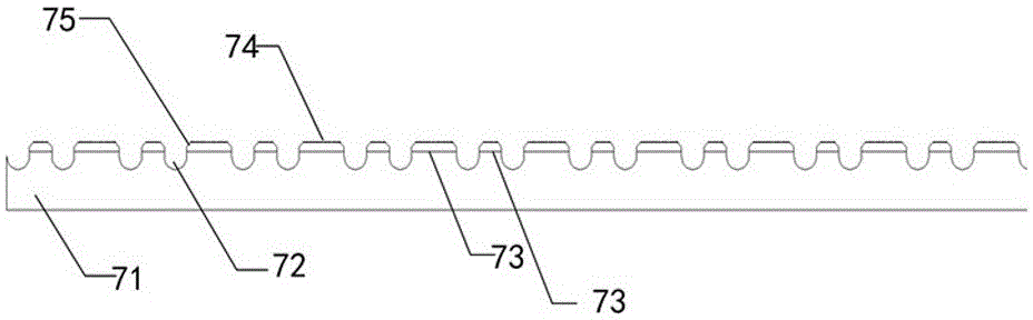 A floor drainage anti-slip structure for a shower room