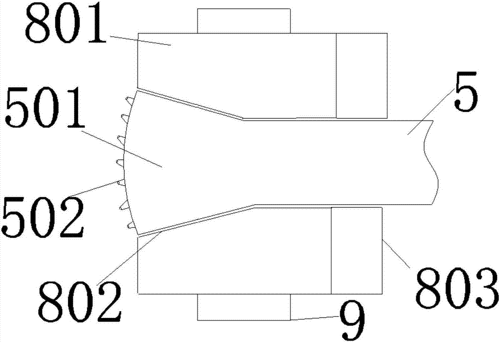 A device for purging steam of a vibrating table