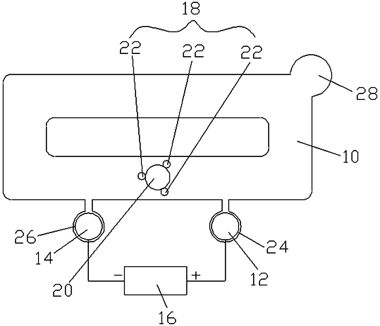 Micropump structure based on liquid metal at room temperature