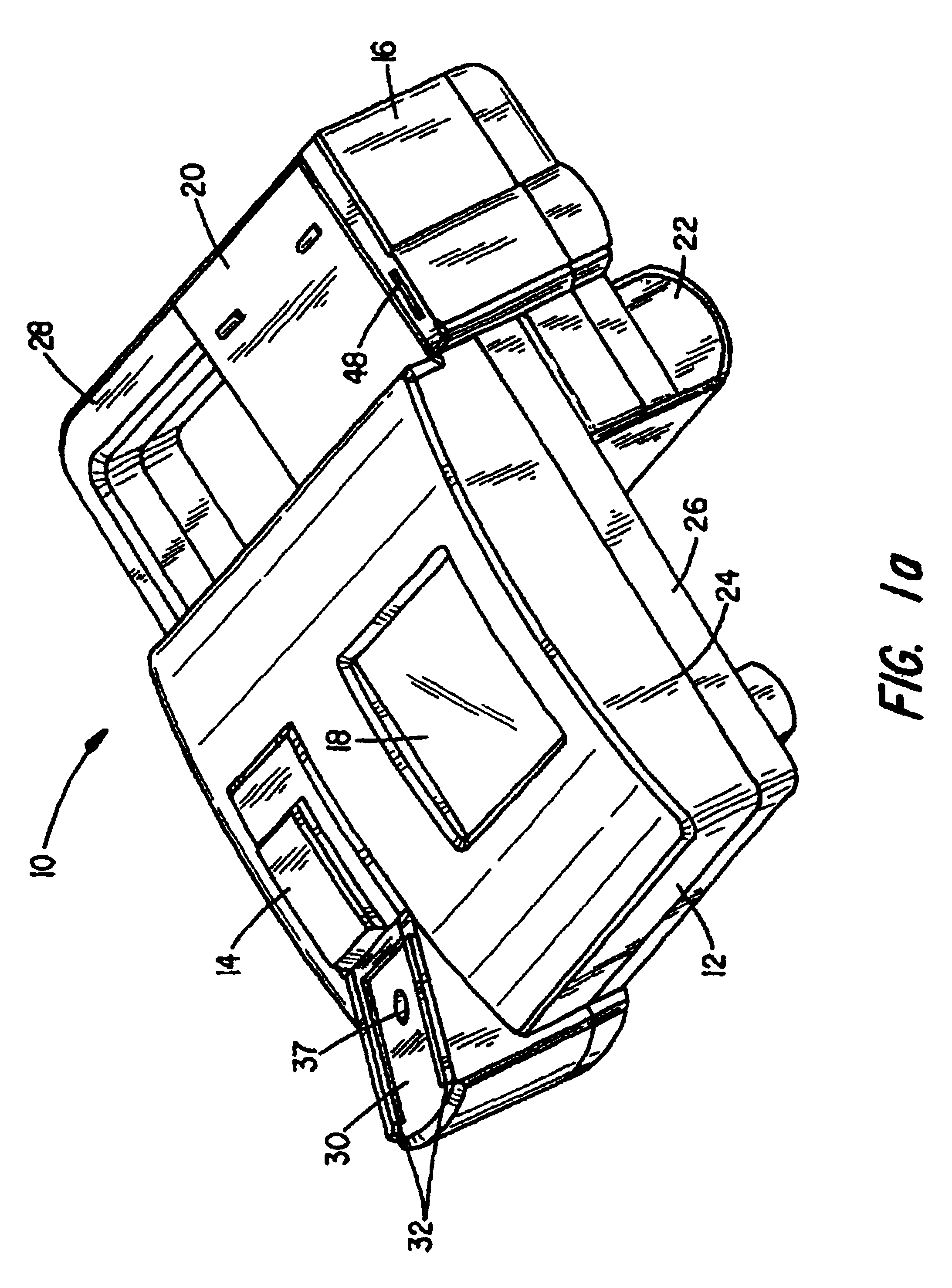 Portable immediate response medical analyzer having multiple testing modules