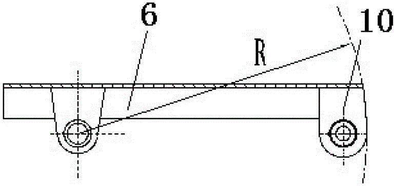 Motive power catwalk pipe wane and pipe loading method of motive power catwalk pipe wane