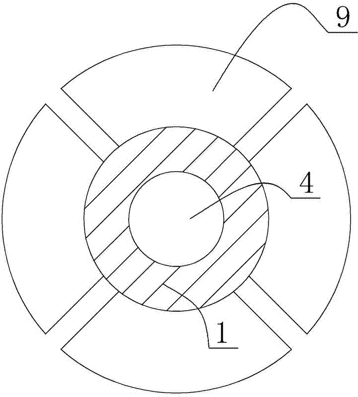 Multi-level back-grasp-type hollow anchor rod and construction method thereof