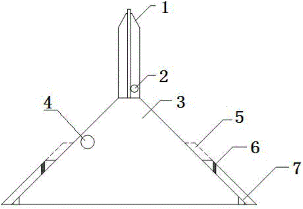 Vertical pouring and fast homogenizing device and method for pipe cores of PCCPs