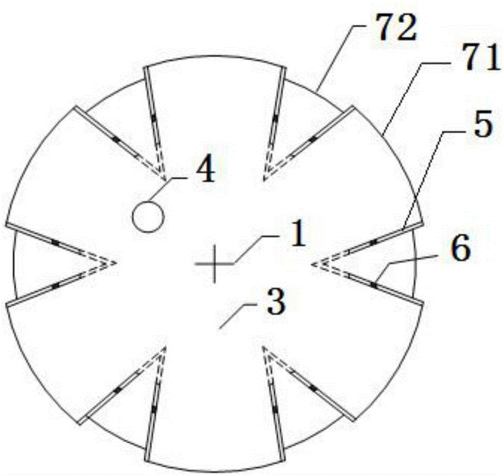 Vertical pouring and fast homogenizing device and method for pipe cores of PCCPs