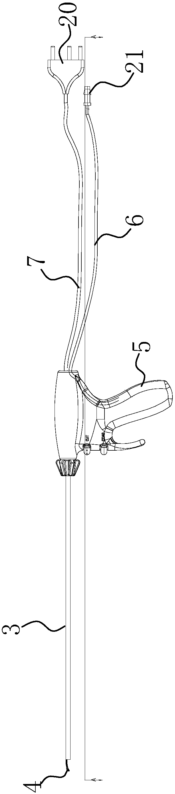 Electrocoagulation medical instrument