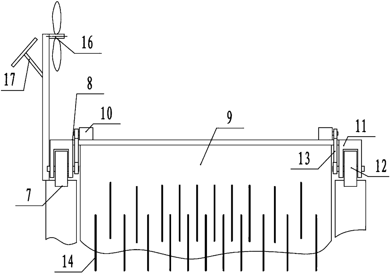 Sheep raising playground grazing drive-in and drive-out device