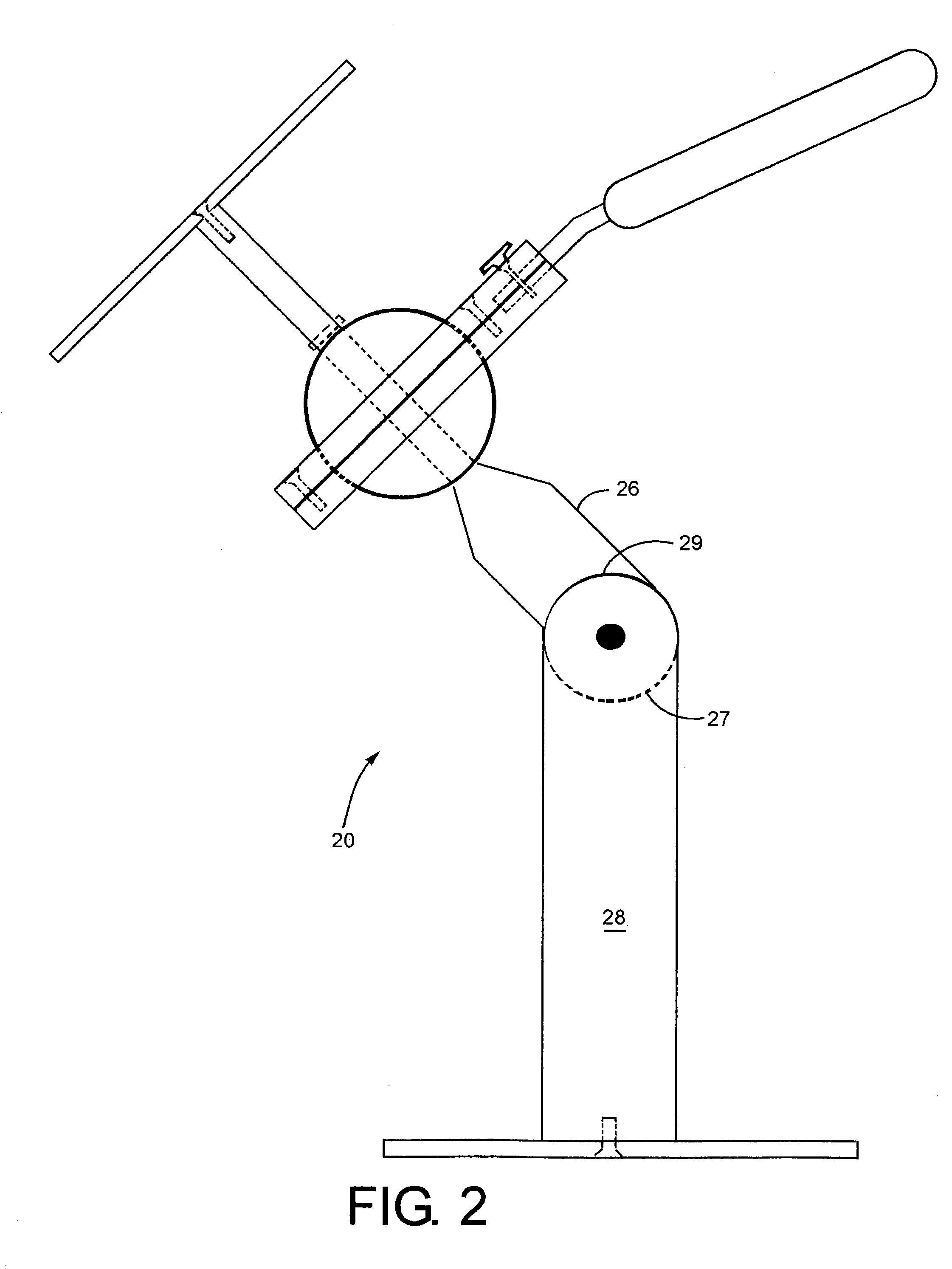 Steadying camera support platform