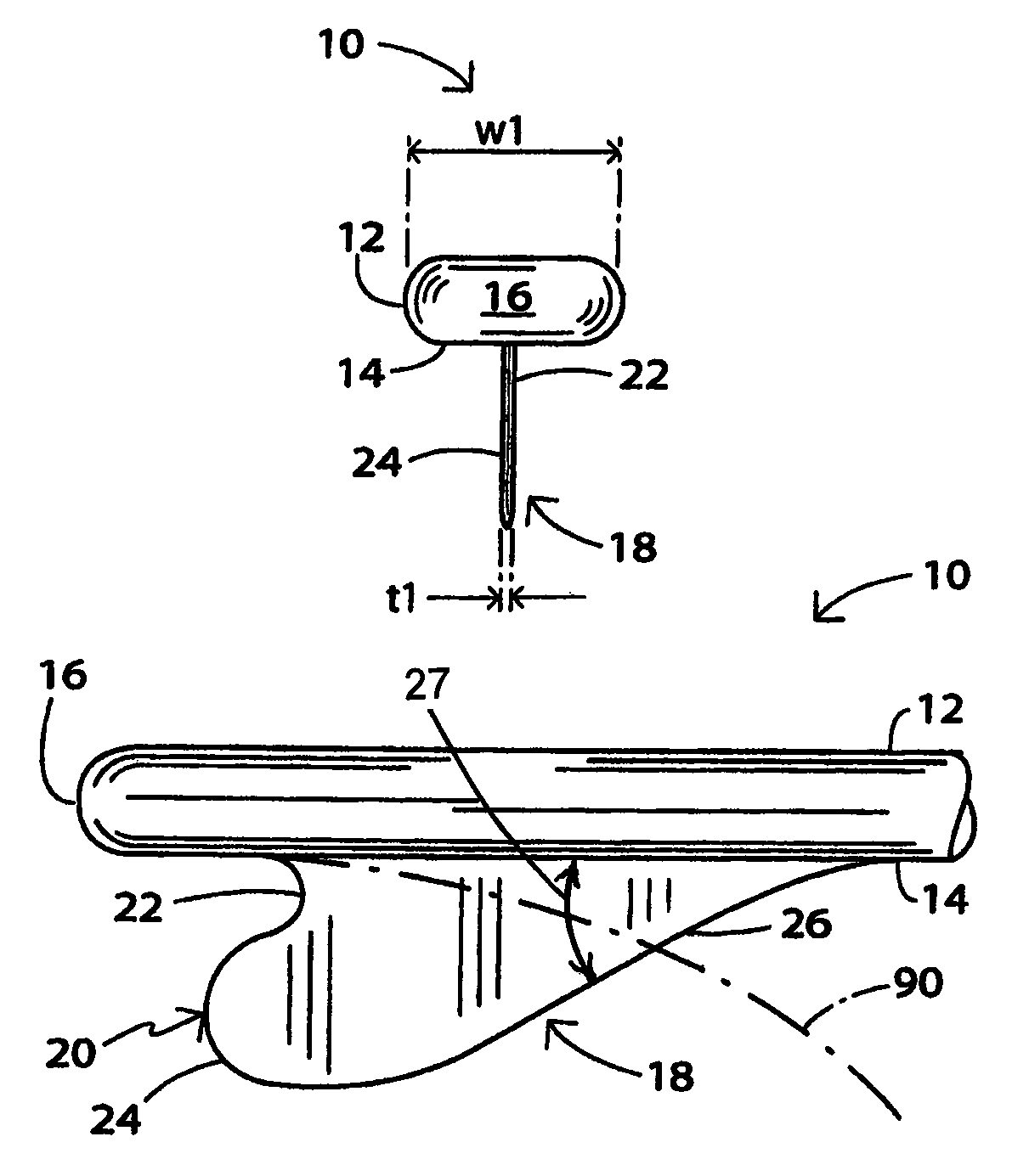 Ultrasonic osteotome