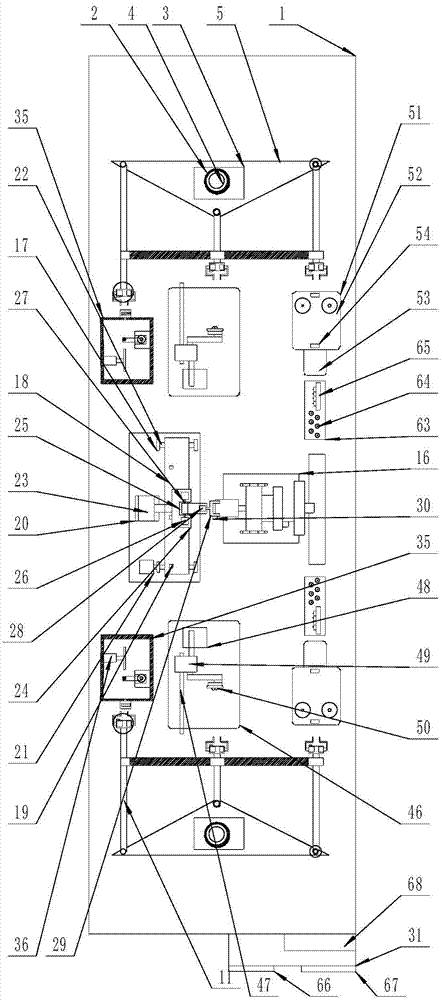 Novel protective tube welding mechanical device