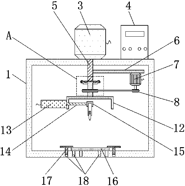 Touch screen frequency point calibration device and method