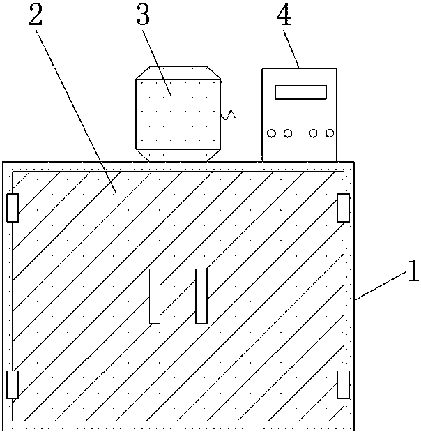 Touch screen frequency point calibration device and method