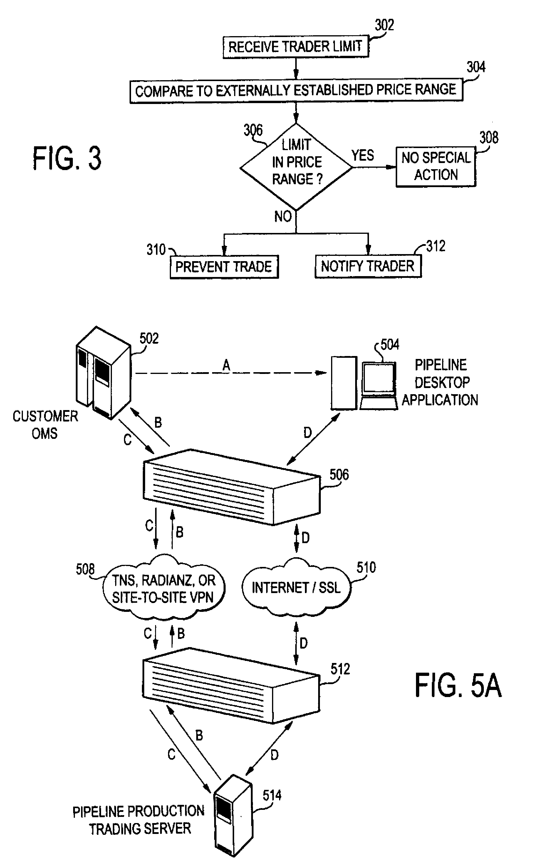 Block trading system and method providing price improvement to aggressive orders