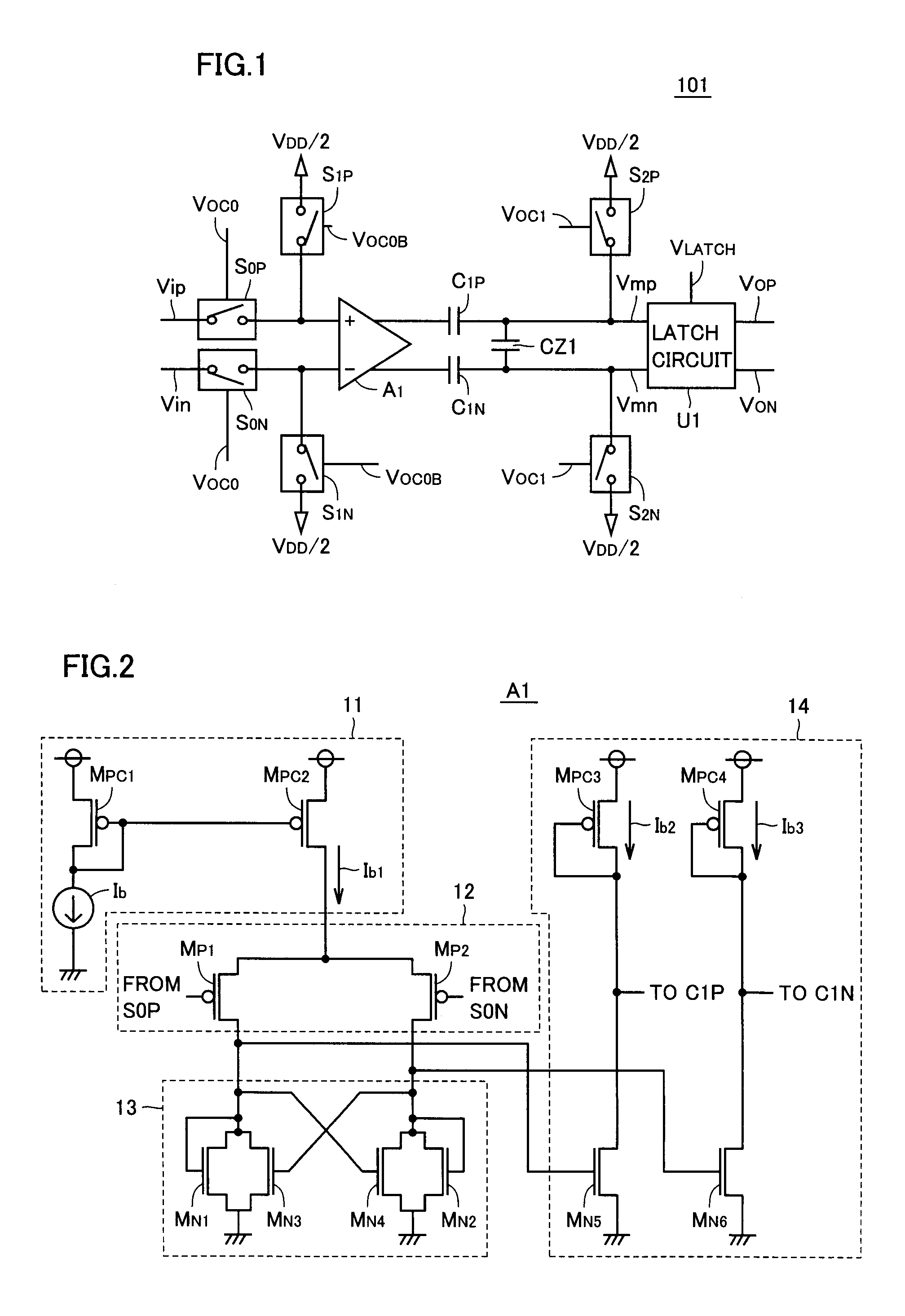 Semiconductor integrated circuit performing a voltage comparison and preventing deterioration of a voltage comparison accuracy